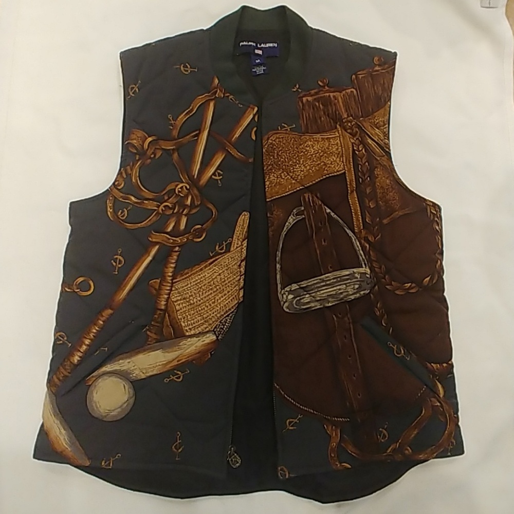 Vintage Ralph Lauren quilted vest